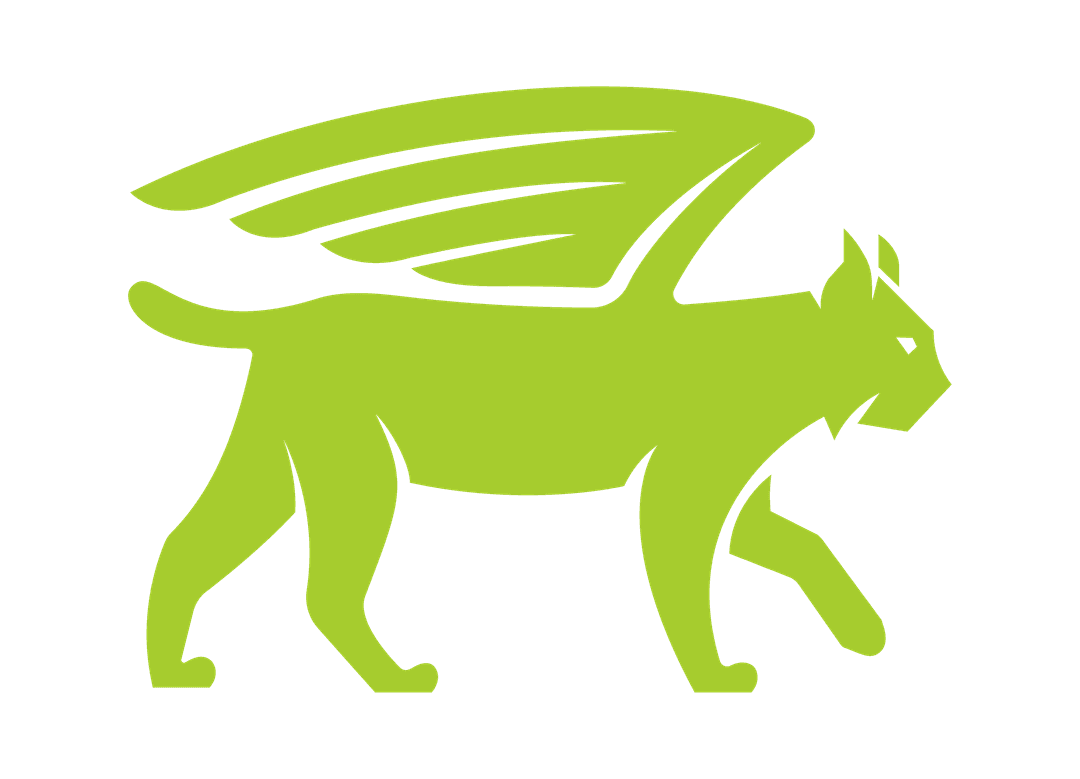 Valgo Connect winged lynx emblem